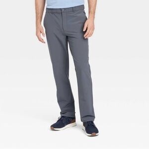 New ~ Goodfellow & Co Men's Tech Gray Relaxed Trouser Pants Travel Size XL